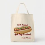 Hot Dog Tote Canvas Bag