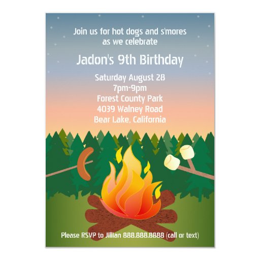 Hot Dog Party Invitations Hot Dog Party Invitations
