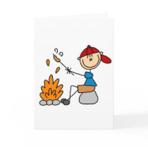 Hot Dogs On Campfire Card by stick_figures Hot Dogs On Campfire Card