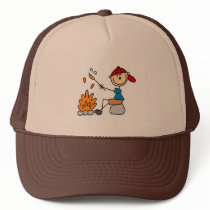 Hot Dogs On Campfire Hat by stick_figures Hot Dogs On Campfire Hat