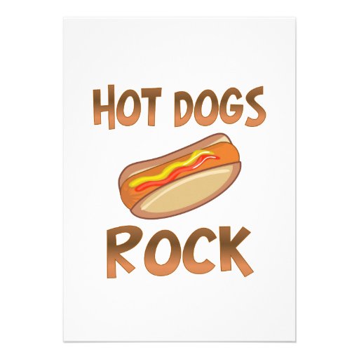 Hot Dogs Rock Invite