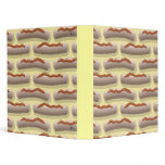 hot dogs with ketchup vinyl binder