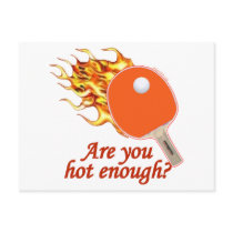 Hot Enough Flaming Ping Pong Postcards