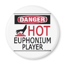 Hot Euphonium Player Magnet