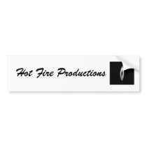Hot Fire Bumper Sticker bumper stickers by ejczn01 Hot Fire Bumper Sticker bumper stickers