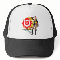 Hot Fire Chick Firefighter Hat hats