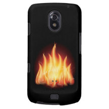 HOT FIRE FLAMES VECTOR GRAPHIC GALAXY NEXUS CASES