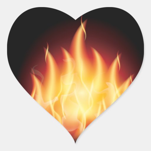 fire heart clipart - photo #13