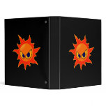 Hot Fire Smiley Face Binder