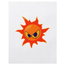 Hot Fire Smiley Face Flyer