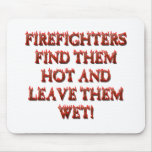 HOT FIREFIGHTERS MOUSE PAD