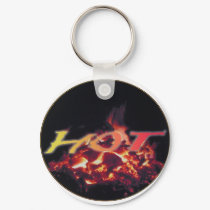 Hot flames fire burning original design key chains