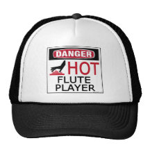 Hot Flute Player Trucker Hat