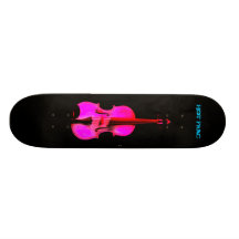 Hot Frac Designs by Leslie Harlow - Violin / Viola Skateboards