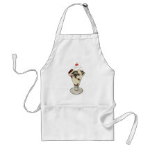 Hot Fudge Sundae Dessert Ice Cream Apron