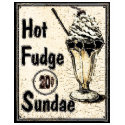 HOT FUDGE SUNDAE t-shirts