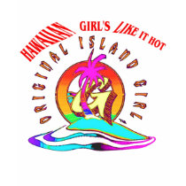 HOT HAWAIIAN  GIRL'S t-shirts