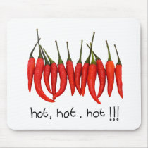 hot, hot, hot, hot chilli mouse mat