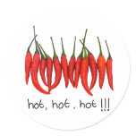hot, hot, hot, hot chilli sticker