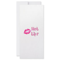 HOT HOT HOT LIPS by SHARON SHARPE rack cards by sharonsharpe HOT HOT HOT LIPS by SHARON SHARPE rack cards