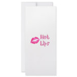 HOT HOT HOT LIPS by SHARON SHARPE Personalized Rack Card