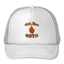 Hot Hot HOT Single Habanero Pepper Hats