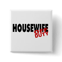 Hot Housewife (Blk) buttons