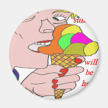 HOT ICE SUN 1.PNG REFRIGERATOR MAGNET