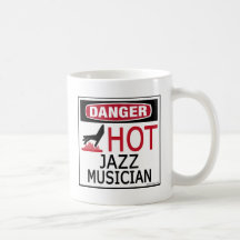 Hot Jazz Musician Coffee Mugs