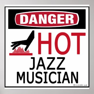 Hot Jazz Musician Poster