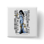 Hot Lady Justice by Street Justice buttons