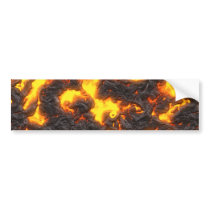 Hot Lava Bumper Sticker