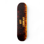 Hot Lesbian fire and red marble heart Skateboard Decks