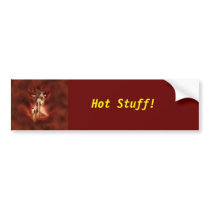 Hot LiL Devil! - Bumper Sticker bumper stickers by nightmare7darkangel Hot LiL Devil! - Bumper Sticker bumper stickers