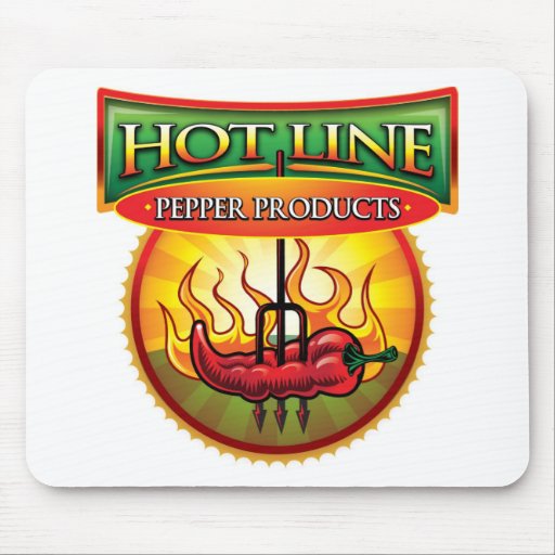 Hot Line Pepper Products Mousepads