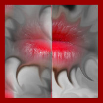 Hot Lips Canvas posters