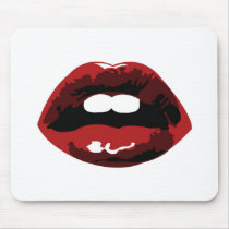 Hot Lips Mousepad mousepads