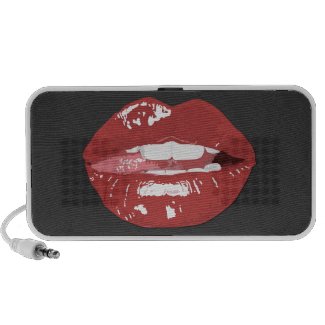 Hot Lips Speaker doodle