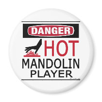 Hot Mandolin Player magnets