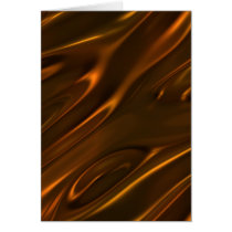 Hot Melted Liquid Chocolate Textured Card