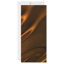 Hot Melted Liquid Chocolate Textured Full Color Rack Card