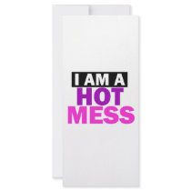 HOT MESS rack cards by bluebluesks HOT MESS rack cards