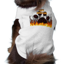 Hot Mollie fire and flame dog shirt. pet clothing by ultraflames Hot Mollie fire and flame dog shirt. pet clothing