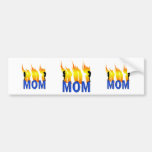 Hot Mom and Flames Bumper Stickers
