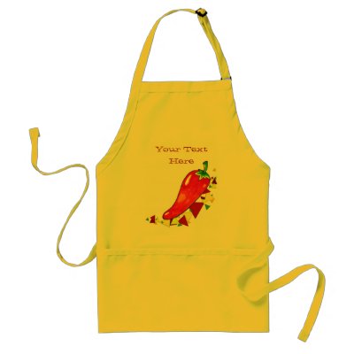 Hot Pepper Apron by Customizables