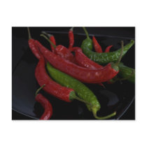 hot pepper_black postcards by VioDePhoto hot pepper_black postcards