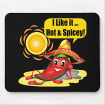 Hot Pepper Cinco de Mayo T-shirts and Gifts mousepads