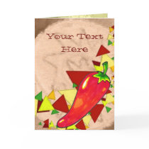 Hot Pepper Greeting Card by Customizables Hot Pepper Greeting Card