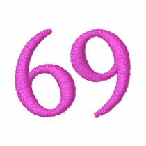 Hot Pink 69 Sweet Embroidered Shirt embroidered shirts