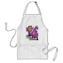 Hot Pink Abstract aprons